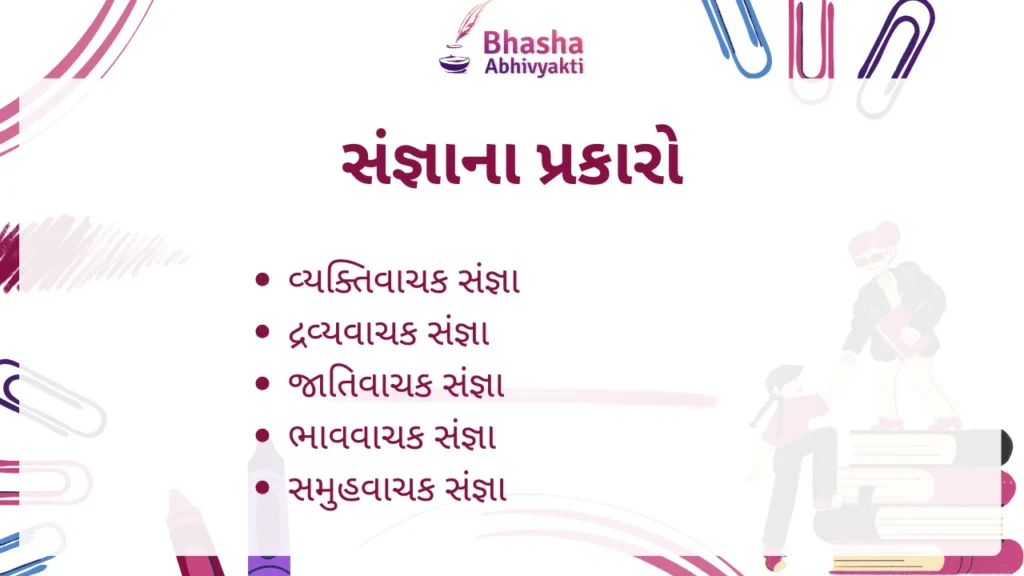 સંજ્ઞાના પ્રકારો